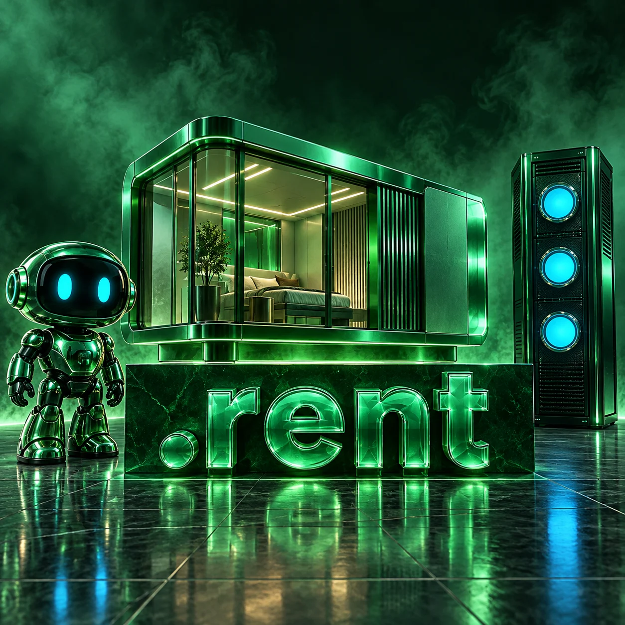 تصویر اختصاصی .rent، ربات و سرورهای شبکه