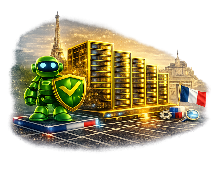 سرور مجازی فرانسه (Paris/Strasbourg) با شبکه قدرتمند OVH و دیسک NVMe